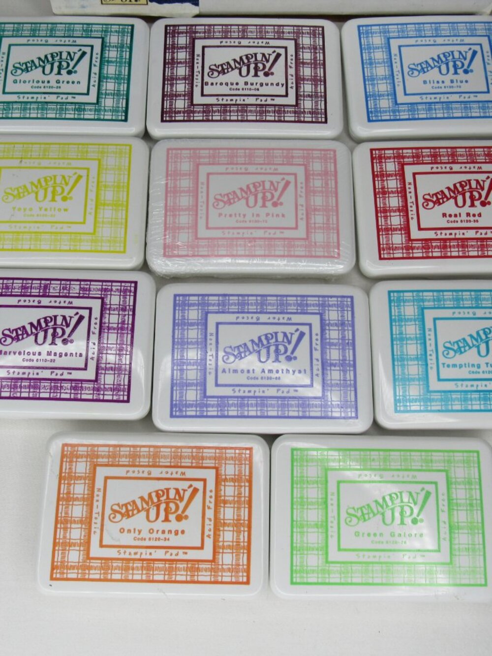 Stampin' Up Bold Brights Stamp Pads 11 Total - Picture 2 of 4